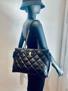 Frontpage: Salvatore Ferragamo Lamb Leather Quilted Bag