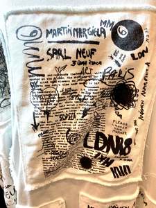 Frontpage: MM6 Maison Margiela White Graffiti Patch Dress