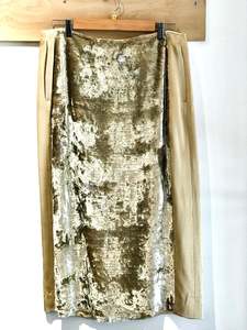 Summer Collection 1: Dries Van Notten Gold Skirt