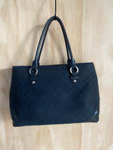 Bags Accessories: Oroton - Black Logo Tote - Large