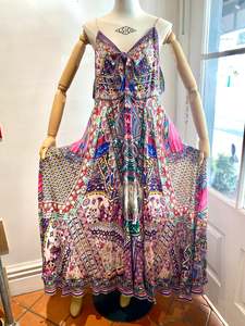 Frontpage: Camilla Printed Silk Dress