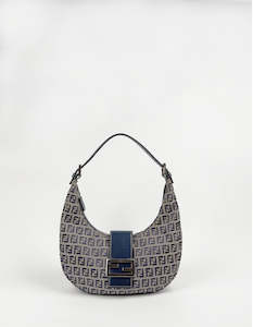 Fendi: Vintage Zucca Half Moon Mamma
