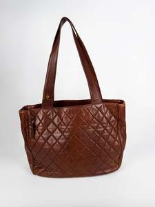 New Arrivals: Vintage Brown Matelasse Tote