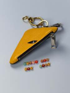 New Arrivals: Fendi Bug Eye Triangle Coin Case & Key Ring