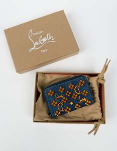 New Arrivals: Christian Louboutin Panettone Denim Coin Case