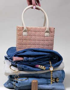 Sold: Chanel Pink Puzzle Tote