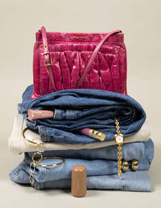 Sold: Miu Miu Fuchsia Matelassé Gathered Shoulder Bag