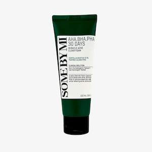 Cleansers Exfoliators: AHA BHA PHA 30 Days Miracle Acne Clear Foam