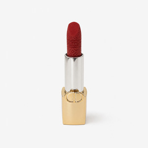Lips: Rouge Dior Velvet Lipstick (Rose Bavarde)