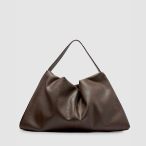 Brie Leon: Harlow Slouch Tote Bag - Chocolate
