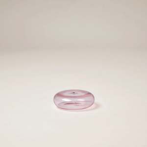 Glass Incense Holder - Pink