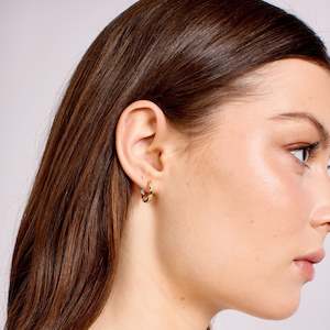 Odette - Crystal Cluster Mini Hoops