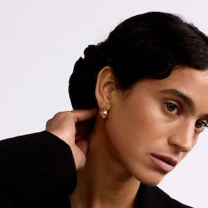 La Dailie: Everyday Domed Hoop - Gold