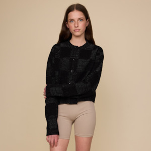 Knitwear: Squares Cardi