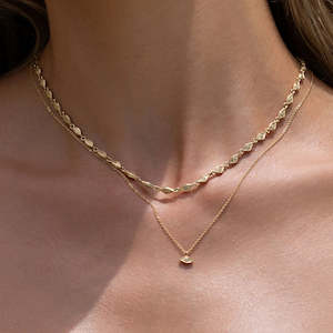 Mini Elysian Gold Charm Necklace