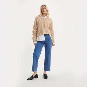 Levis: Ribcage Straight Ankle - Jazz Pop