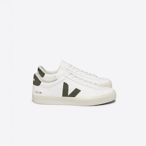 Footwear: Campo Chromefree Leather - White / Khaki
