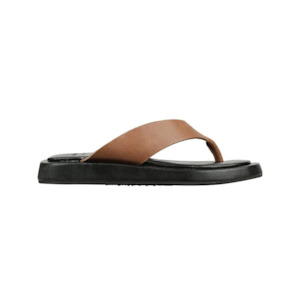 Footwear: The Ellery Thong - Chocolate