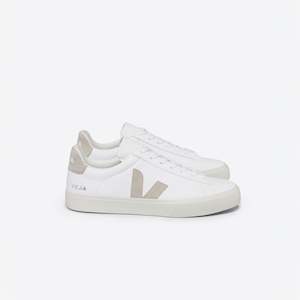 Campo Chromefree Leather - White / Natural Suede