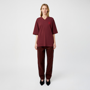 Camilla Marc: Soren V Neck Graphic Tee