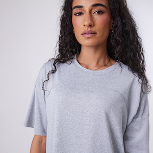 Half Time Tee - Grey Marle