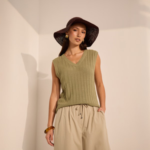 Knitwear: Evergreen Knit Vest