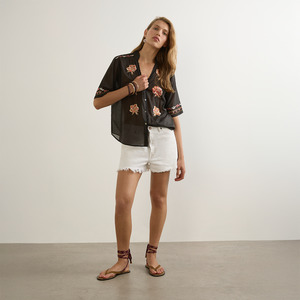 Auguste The Label: Vesper Embroidered Blouse