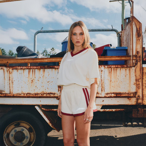 Tops: Reflective V Neck Tee