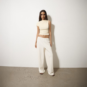 Pants: Kennedy Pant - Ecru
