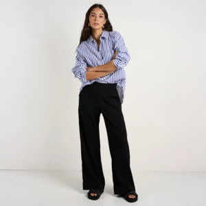 Pants: Best Life Black Soft Crepe Wide Leg Pant