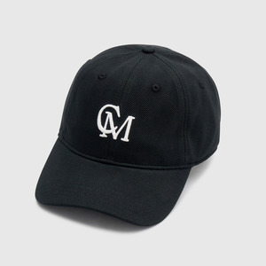 Accessories: Isolde Embroidered Logo Cap - Black