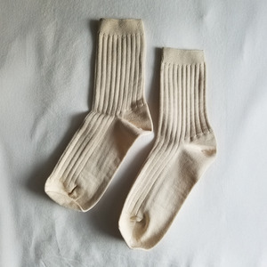 Accessories: Her Socks - Porcelain