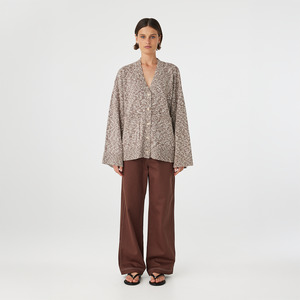 Arcaa: Emmet Cardigan - Chocolate / Cream