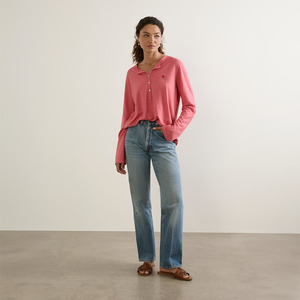 Auguste The Label: Kirby Henley Tee - Desert Rose