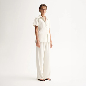 Pants: Edra Pant - Ecru