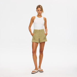 Celene Denim Short - Olive