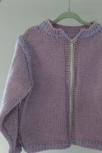 Wool zip-up - Girls 4-5