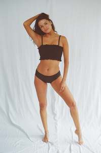 Swimwear: Ethereal Ruched Bandeau