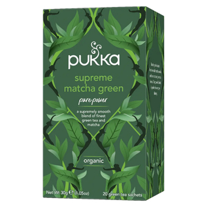 Products: Pukka Supreme Matcha Green Tea (4×20 Tea Bags)