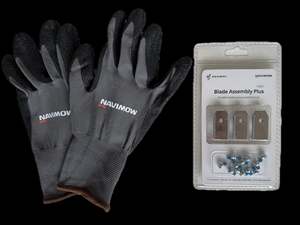 Blades Assembly Plus (Heavy Duty) & Screws plus Navimow Gloves bundle