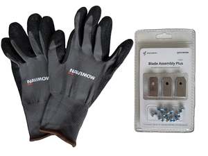 Blades Assembly Plus (Heavy Duty) & Screws plus Navimow Gloves bundle