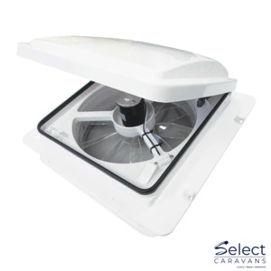 MaxxFan Plus with Thermostat & Manual Lift