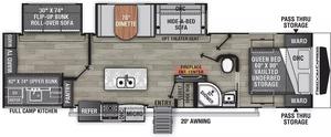 Freedom Express Ultra Lite: Freedom Express 320BHDS - Family Bunkhouse Caravan for Sale NZ | Slide-Out