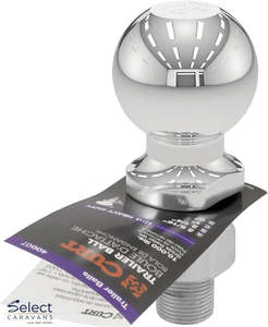 CURT 2-5/16" Chrome Tow Ball for Caravans – 40007 | NZ