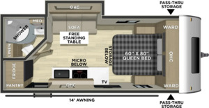 Freedom Express Ultra Lite: Freedom Express 19SE - Compact 2 Berth Caravan for Sale NZ | 6.8m