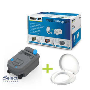 Accessories Plumbing Water: Thetford Fresh-up Set for C220 Series Cassette Toilet