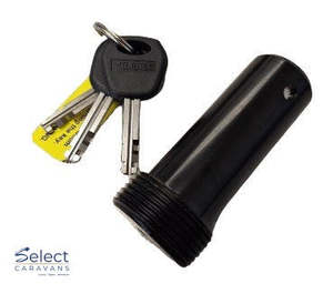Wraith 2 Caravan Wheel Lock - Small Hole Lock & Key