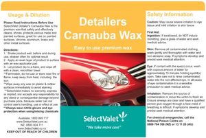 Products: Detailer’s Carnauba Wax