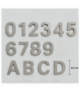 50mm Stainless Steel House Numbers Modern Letterboxes for NZ