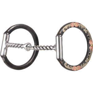 Bits: Twisted Wire D Ring Snaffle
